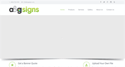 Desktop Screenshot of angsigns.com